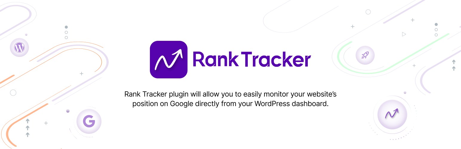 WP Rank Tracker plugin banner